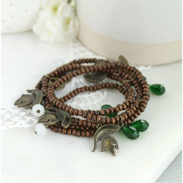 MSU Spartan Bracelet/Necklace Becky Beauchine Kulka Diamonds and Fine Jewelry Okemos, MI