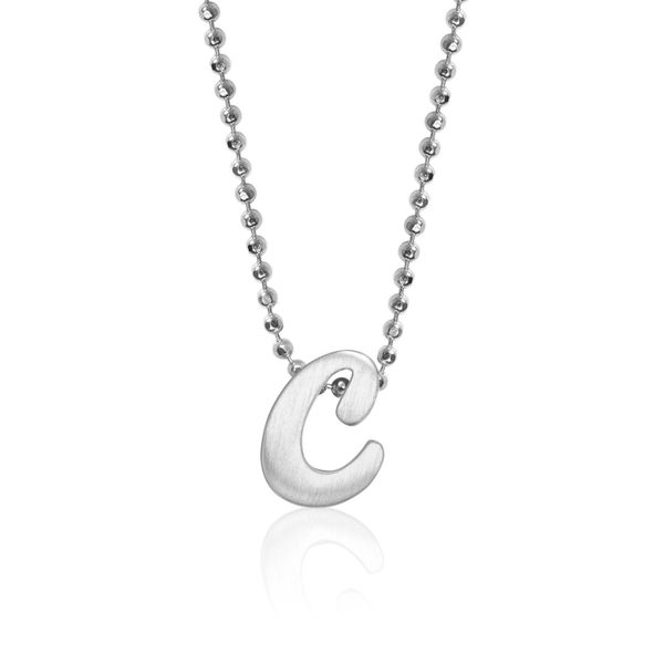 Autograph C Letter Pendant by Alex Woo Becky Beauchine Kulka Diamonds and Fine Jewelry Okemos, MI