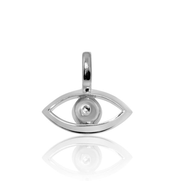 Mini Evil Eye Charm by Alex Woo Becky Beauchine Kulka Diamonds and Fine Jewelry Okemos, MI