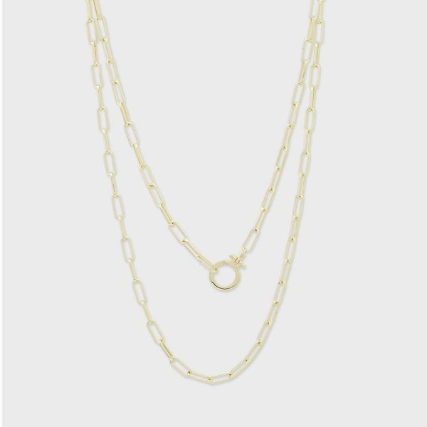 Parker Wrap Necklace with Gold Finish Becky Beauchine Kulka Diamonds and Fine Jewelry Okemos, MI