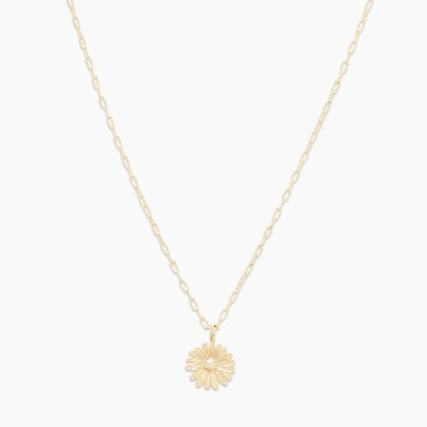 Daisy Necklace with Gold Finish Becky Beauchine Kulka Diamonds and Fine Jewelry Okemos, MI