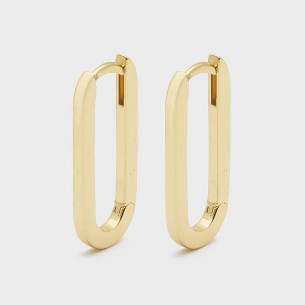 Gorjana Parker Huggie Earrings with Gold Finish Becky Beauchine Kulka Diamonds and Fine Jewelry Okemos, MI