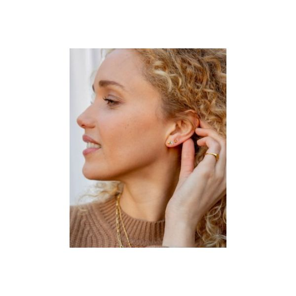 Gorjana Rainbow Charm Stud Earring Image 2 Becky Beauchine Kulka Diamonds and Fine Jewelry Okemos, MI