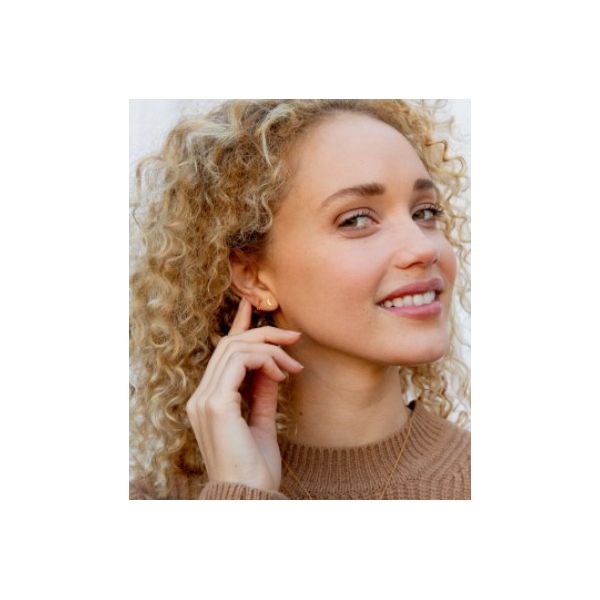 Gorjana Moon Charm Stud Earring Image 2 Becky Beauchine Kulka Diamonds and Fine Jewelry Okemos, MI