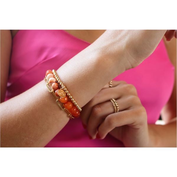 Orange Quartz Ombre (Embrace)let Stack Image 2 Becky Beauchine Kulka Diamonds and Fine Jewelry Okemos, MI