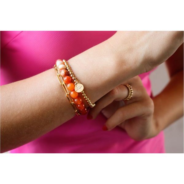 Orange Quartz Ombre (Embrace)let Stack Image 3 Becky Beauchine Kulka Diamonds and Fine Jewelry Okemos, MI