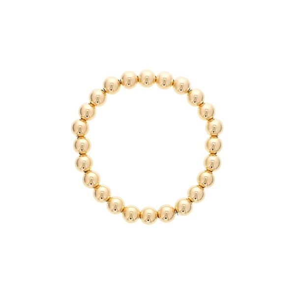 8mm Gold Beaded Bracelet Becky Beauchine Kulka Diamonds and Fine Jewelry Okemos, MI