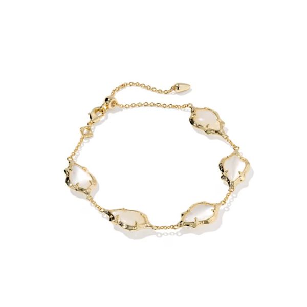 Adriana Scallop Frame Delicate Chain Bracelet Becky Beauchine Kulka Diamonds and Fine Jewelry Okemos, MI