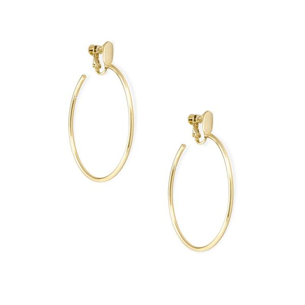 Paper Clip Earring in Gold Finish Becky Beauchine Kulka Diamonds and Fine Jewelry Okemos, MI