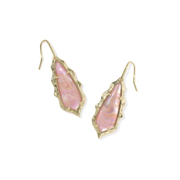 Adriana Scallop Frame Drop Earrings Becky Beauchine Kulka Diamonds and Fine Jewelry Okemos, MI