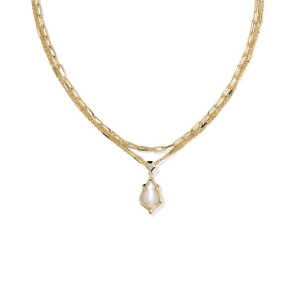 Adriana Scallop Frame Multi Strand Necklace Becky Beauchine Kulka Diamonds and Fine Jewelry Okemos, MI