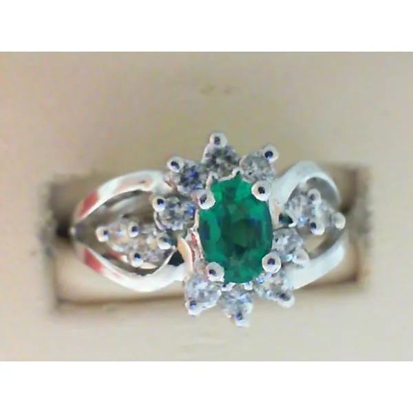 Diamond Emerald Ring Bell Jewelers Murfreesboro, TN
