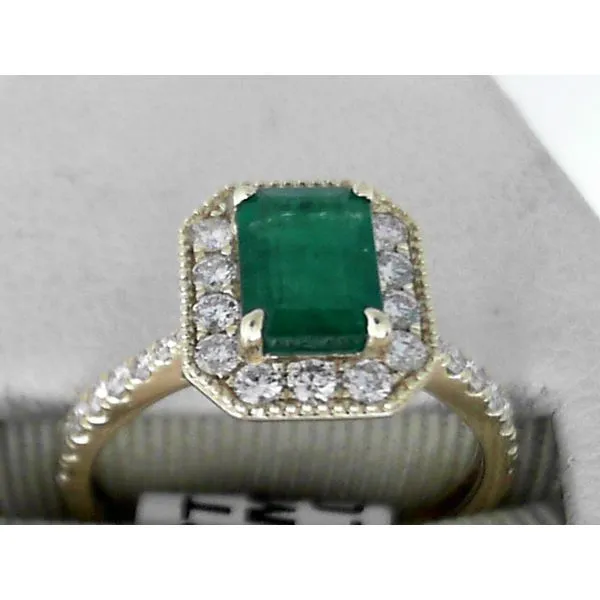 Diamond Emerald Ring Bell Jewelers Murfreesboro, TN