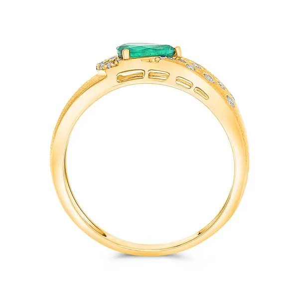 Diamond Emerald Ring Image 3 Bell Jewelers Murfreesboro, TN