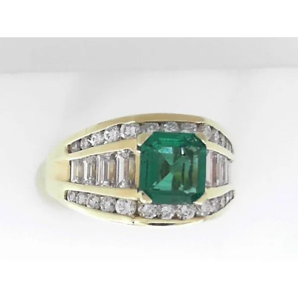 Diamond Emerald Ring Bell Jewelers Murfreesboro, TN
