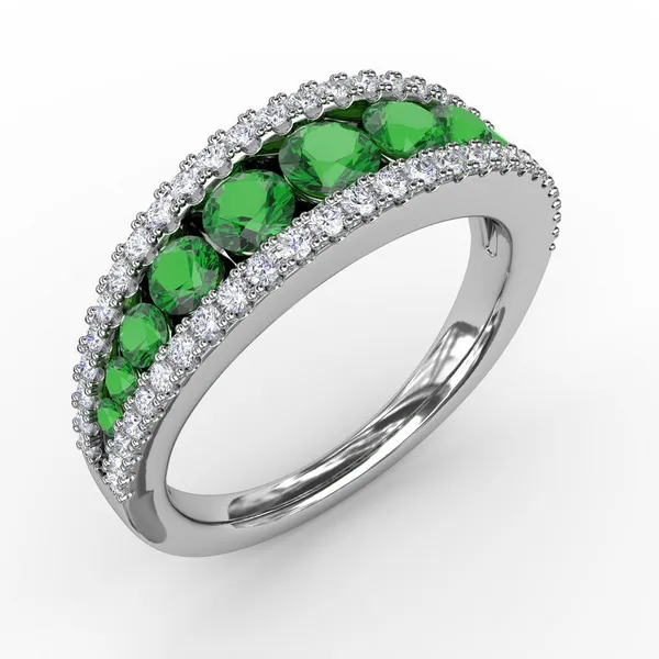 Diamond Emerald Ring Image 2 Bell Jewelers Murfreesboro, TN