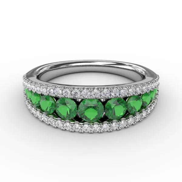 Diamond Emerald Ring Bell Jewelers Murfreesboro, TN