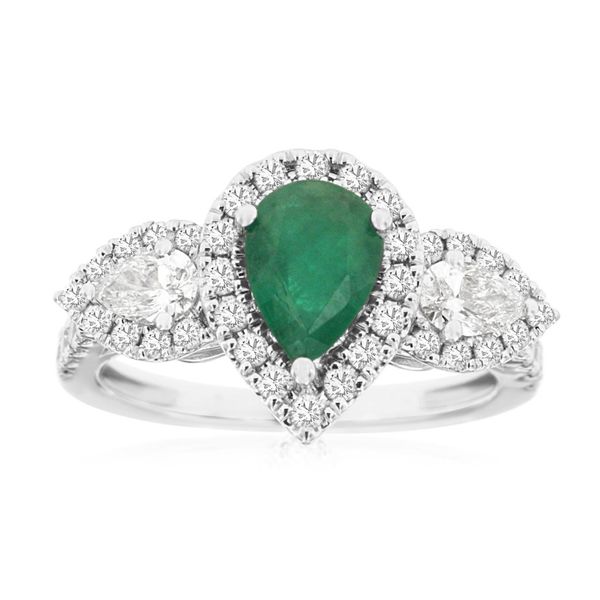 Diamond Emerald Ring Bell Jewelers Murfreesboro, TN