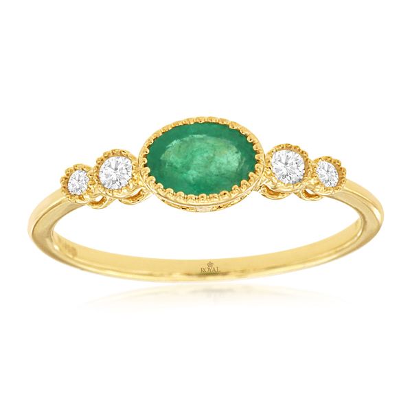 Diamond Emerald Ring Bell Jewelers Murfreesboro, TN