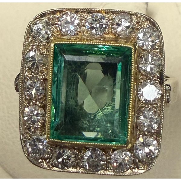 Diamond Emerald Ring Bell Jewelers Murfreesboro, TN