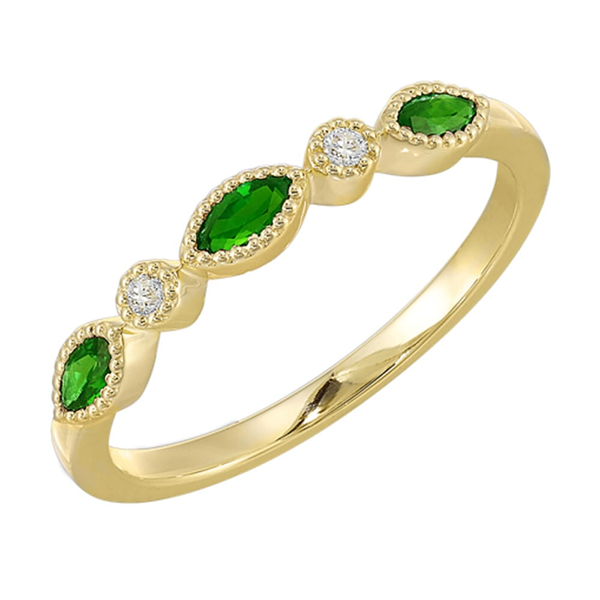 Diamond Emerald Ring Bell Jewelers Murfreesboro, TN