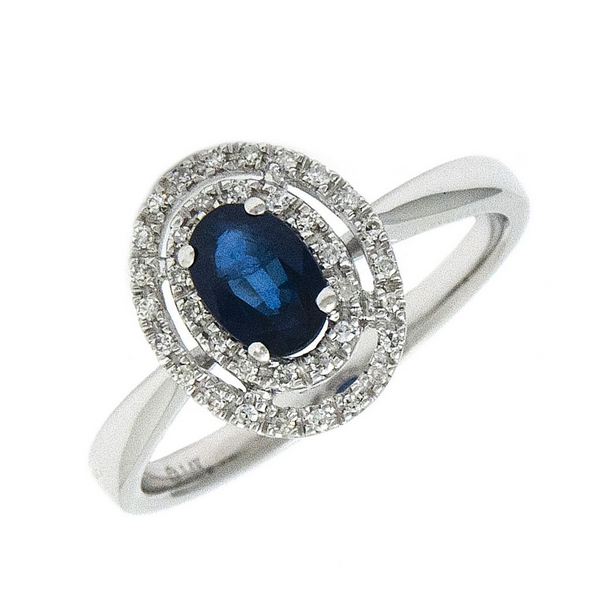 Diamond Sapphire Ring Bell Jewelers Murfreesboro, TN