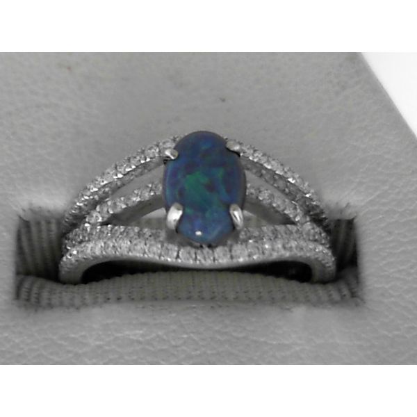 Diamond Opal Ring Bell Jewelers Murfreesboro, TN