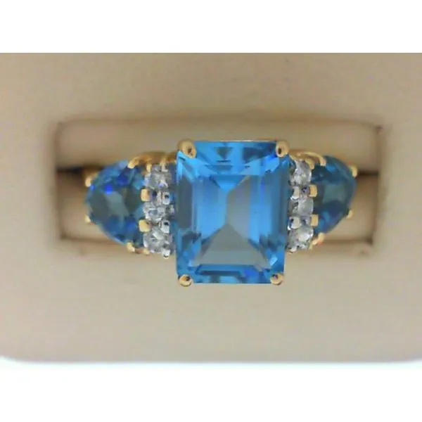 Diamond Blue Topaz Ring Bell Jewelers Murfreesboro, TN