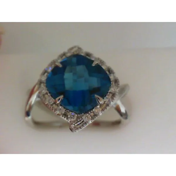 Diamond Blue Topaz Ring Bell Jewelers Murfreesboro, TN