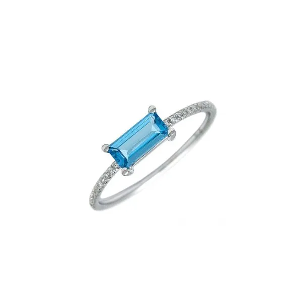 Diamond Blue Topaz Ring Bell Jewelers Murfreesboro, TN