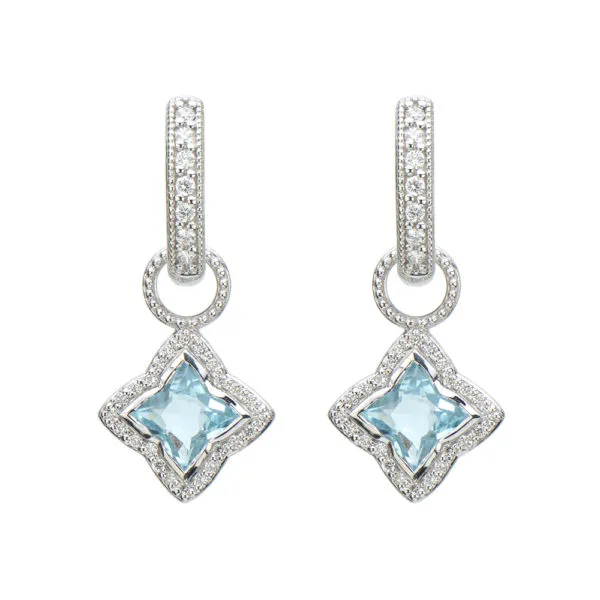 Diamond Blue Topaz Ring