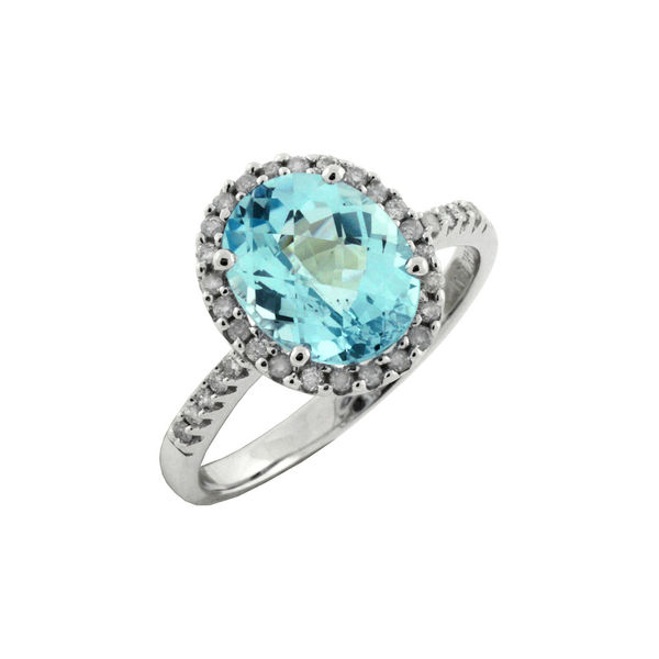 Diamond Blue Topaz Ring Bell Jewelers Murfreesboro, TN