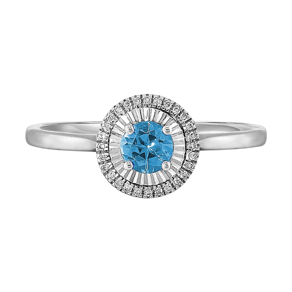 Diamond Blue Topaz Ring Bell Jewelers Murfreesboro, TN
