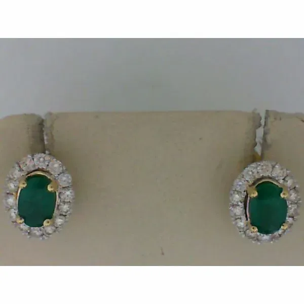 Diamond Emerald Earrings Bell Jewelers Murfreesboro, TN