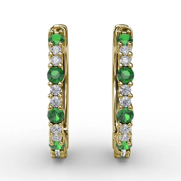 Diamond Emerald Earrings Bell Jewelers Murfreesboro, TN