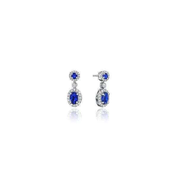 Diamond Sapphire Earrings Bell Jewelers Murfreesboro, TN