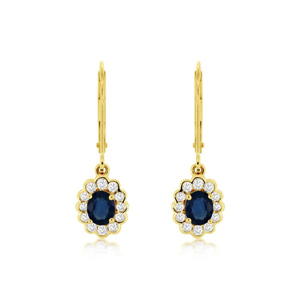 Diamond Sapphire Earrings Bell Jewelers Murfreesboro, TN