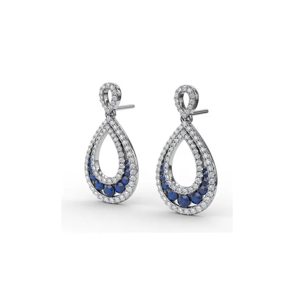 Diamond Sapphire Earrings Bell Jewelers Murfreesboro, TN