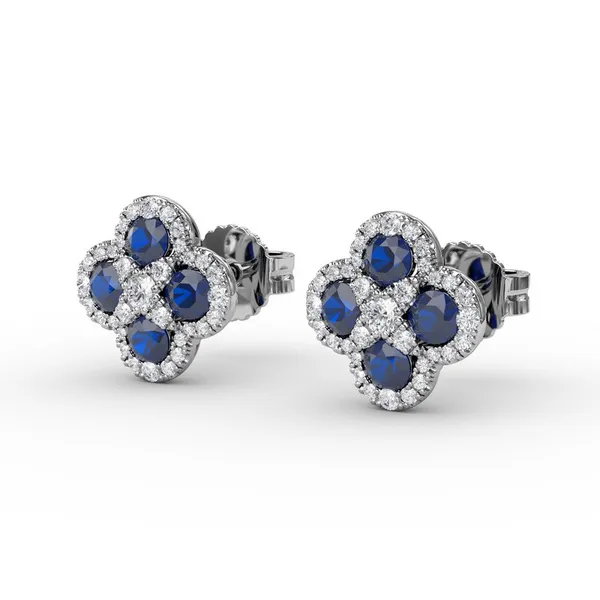 Diamond Sapphire Earrings Bell Jewelers Murfreesboro, TN