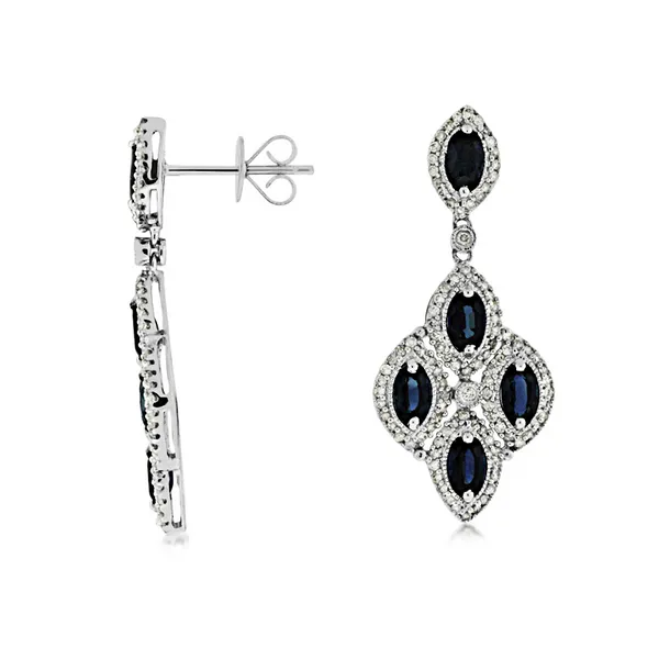 Diamond Sapphire Earrings Bell Jewelers Murfreesboro, TN
