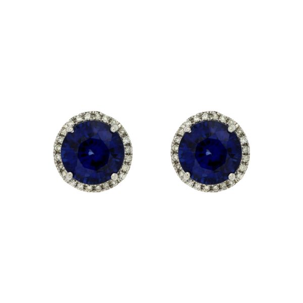 Diamond Sapphire Earrings Bell Jewelers Murfreesboro, TN