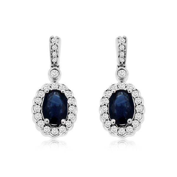 Diamond Sapphire Earrings Bell Jewelers Murfreesboro, TN