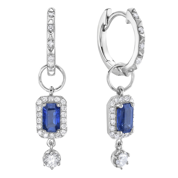Diamond Sapphire Earrings Bell Jewelers Murfreesboro, TN