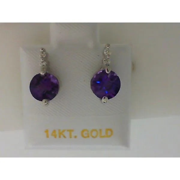 Diamond Amethyst Earrings Bell Jewelers Murfreesboro, TN