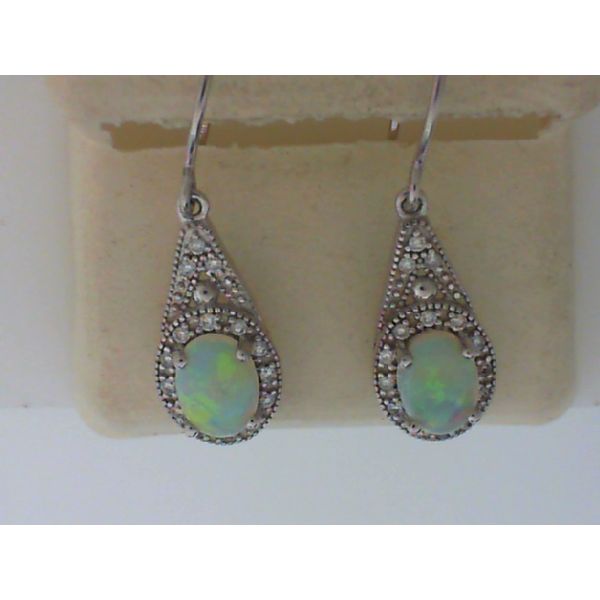 Diamond Opal Earrings Bell Jewelers Murfreesboro, TN