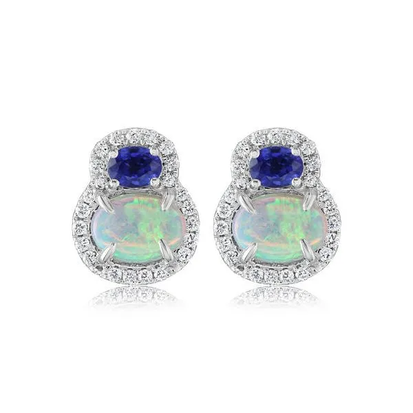 Diamond Opal Earrings Bell Jewelers Murfreesboro, TN