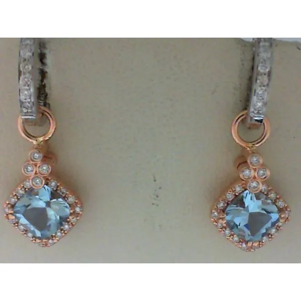 Daimond Blue Topaz/ Aquamarine Earrings Bell Jewelers Murfreesboro, TN