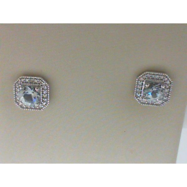 Daimond Blue Topaz/ Aquamarine Earrings Bell Jewelers Murfreesboro, TN