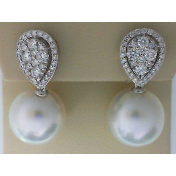 Diamond Pearl Earrings Bell Jewelers Murfreesboro, TN