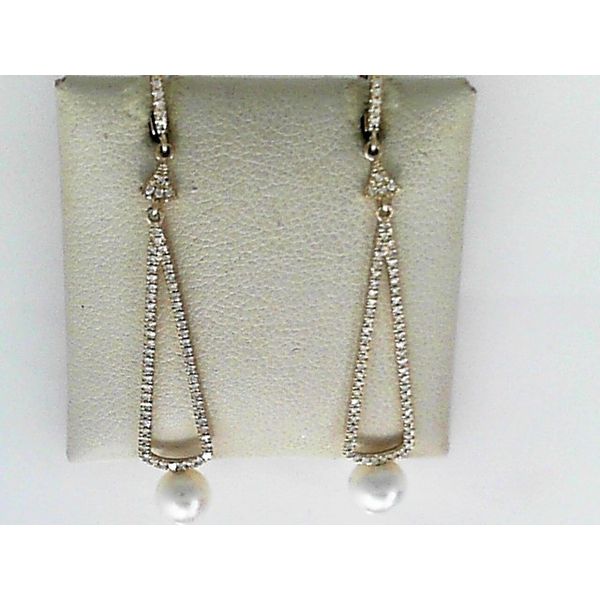 Diamond Pearl Earrings Bell Jewelers Murfreesboro, TN